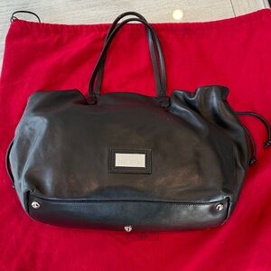 Valentino Black Leather Tote